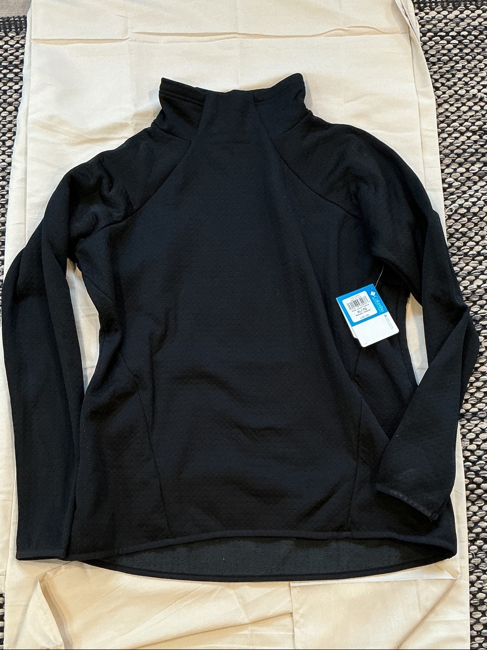 Columbia New Black Women's Fleece Mock Neck Pullover